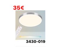 BRILONER LEUCHTE LED Deckenleuchte Dimmfunktion, LED fest verbaut, Kaltweiß, Neutralweiß, Tageslichtweiß, Warmweiß, Deckenlampe Lampe Leuchte CCT silber Fernbedienung Ø47,5cm 3430-019 NEU Bielefeld - Bielefeld (Innenstadt) Vorschau