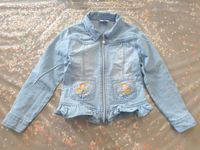 Jeansjacke Topolino Reißverschluss Blumenstickerei Gr. 128 fwNEU Berlin - Treptow Vorschau