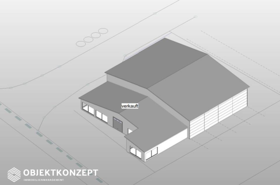 Projektiertes Grundstück mit Industriehalle im Gewerbegebiet von Mönchweiler in Mönchweiler