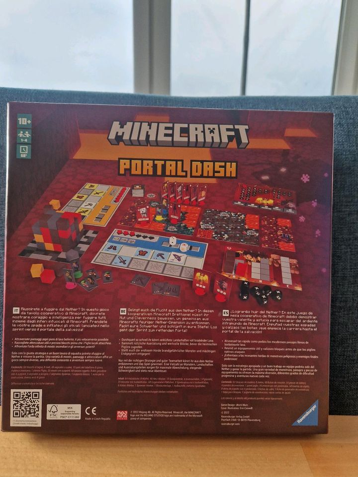 Minecraft Portal Dash Brettspiel in Grasberg