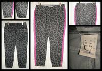 Heine Hose Animalprint Galonstreifen grau schwarz pink 21/40-42 Bayern - Grainet Vorschau