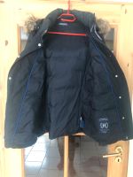 Tommy Hilfiger Daunenjacke, schwarz mit Fellkapuze, L Hessen - Bad Endbach Vorschau