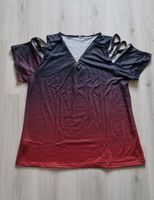 Neu Gr. XL/42 Shirt/T-Shirt Farbverlauf  rot/schwarz Schulterfrei Rostock - Südstadt Vorschau