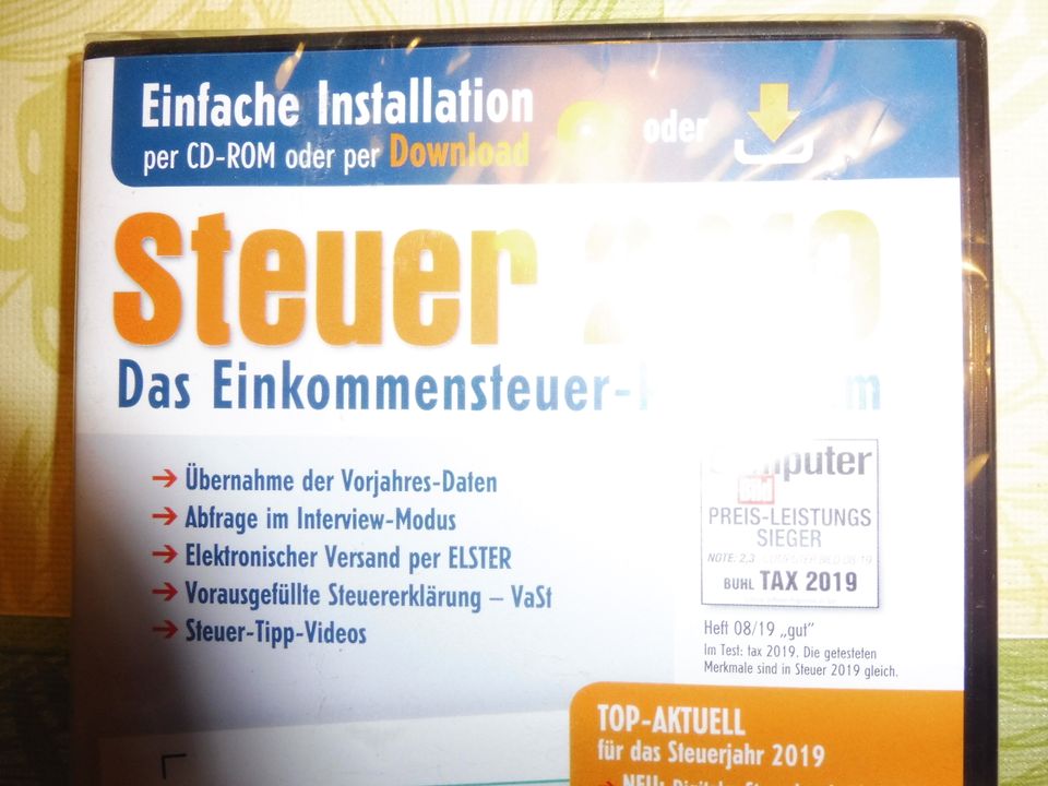 PC DVD Steuer 2019 Steuerprogramm von Buhl / Aldi orginalverpackt in Münsingen