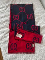 GUCCI Schal GG Jacquard aus Wolle und Seide Hamburg-Nord - Hamburg Eppendorf Vorschau