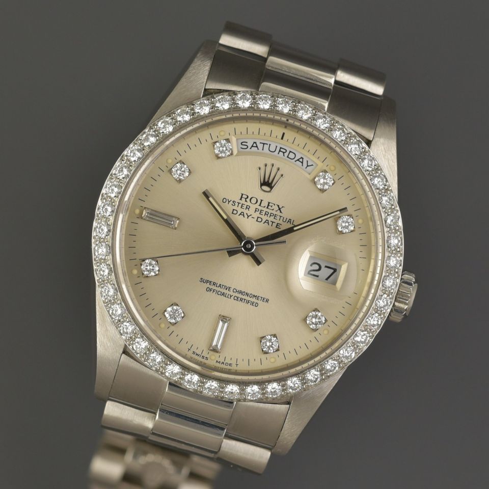 ROLEX Day Date 18346 Platinum 950 DIAMOND 36mm Factory 950 1989 in Großhansdorf