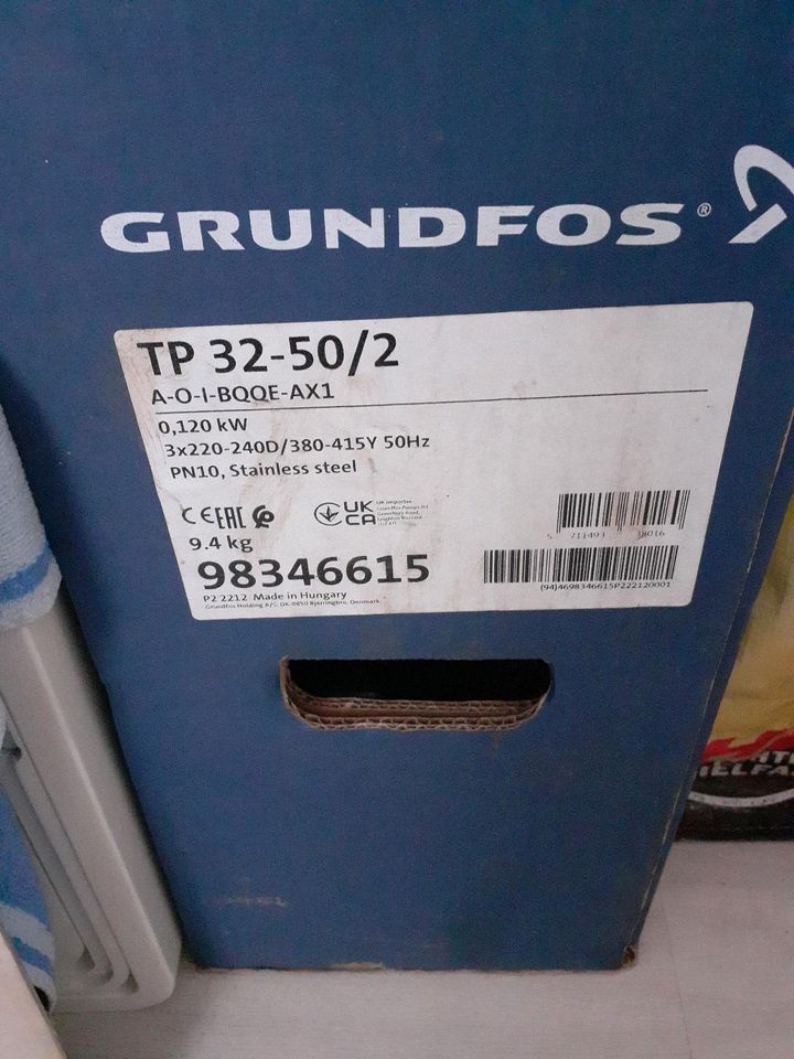 Grundfos Pumpe TP 32-50/2 neu in Frechen