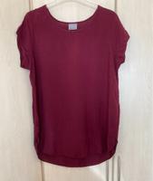 Shirt kurzarm, VERO MODA, weinrot Baden-Württemberg - Oftersheim Vorschau