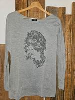 Shirt gr.40 grau gesicht Bayern - Burgbernheim Vorschau