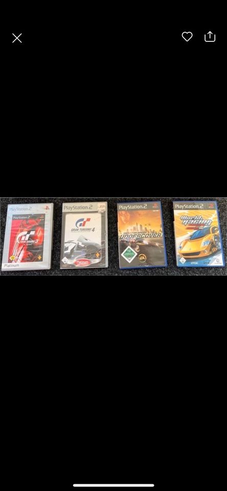 Need for Speed, Gran Turismo 3/4, World Racing 2 PS2 Spiele in Berlin