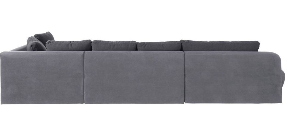 Wohnlandschaft 364cm Schlaffunktion Bettkasten Grau Bandos Sofa in Köln