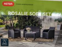 Keter Rosalie Lounge Set Sofa Sessel Tisch Rattan Sitzgruppe NEU Nordrhein-Westfalen - Hüllhorst Vorschau