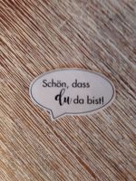 20 Aufkleber "Schön, dass du da bist!" Hochzeit | Gastgeschenk Köln - Zollstock Vorschau