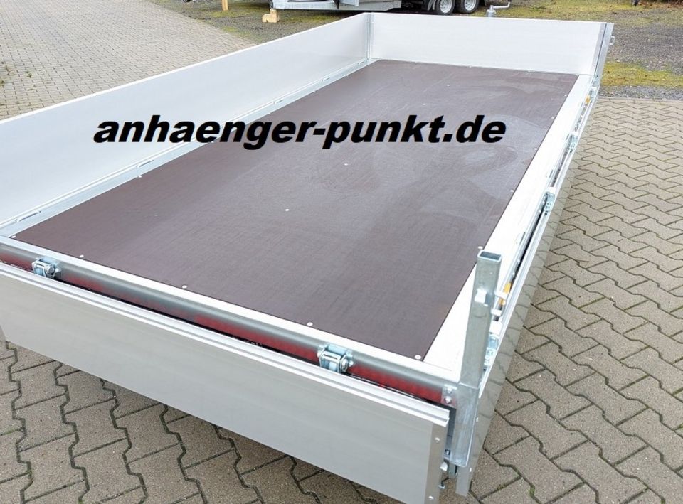 PKW PROFI Anhänger 3 m TIEFFAHRWERK LH 56 cm 2000kg 2,0t TANDEM in Rheinberg