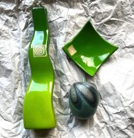 Vase & Kerzenständer mit Kerze grün/gold neu München - Berg-am-Laim Vorschau