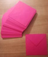 60 Briefhüllen Briefumschläge 15,5x15,5 Hochzeit quadratisch pink Baden-Württemberg - Heilbronn Vorschau