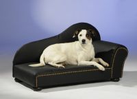 Hundesofa Ottomane Kunstleder Schwarz B-Ware Retourenware Thüringen - Eisfeld Vorschau