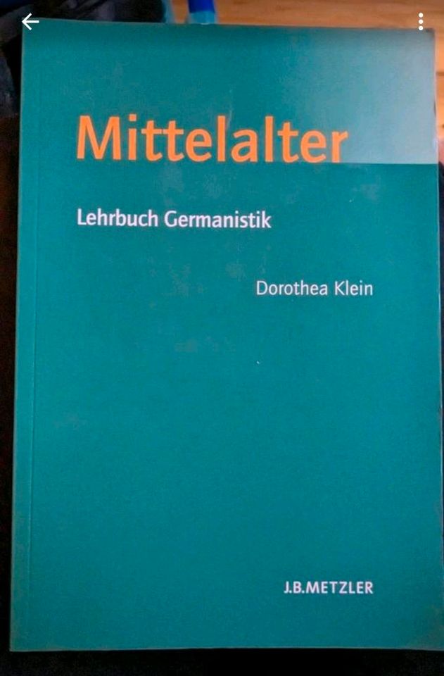 Mittelalter Klein Germanistik Lehramt in Chemnitz