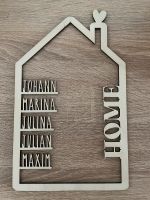 Haus mit Namen personalisiert Holz Deko Familie Geschenk Hochzeit Nordrhein-Westfalen - Bad Salzuflen Vorschau