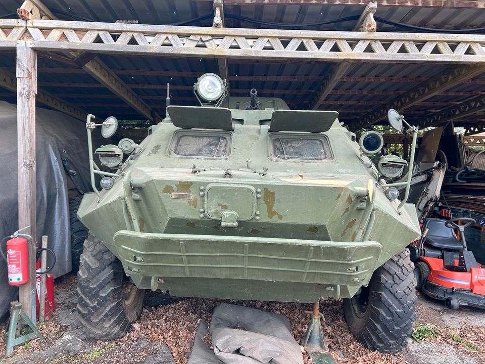 BTR-60 Schützenpanzer, entmilitarisiert, DDR, NVA, Panzer in Wittstock/Dosse