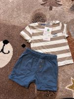 Neu Baby Junge Set T-Shirt + kurze Hose Gr 74 Sachsen-Anhalt - Bernburg (Saale) Vorschau