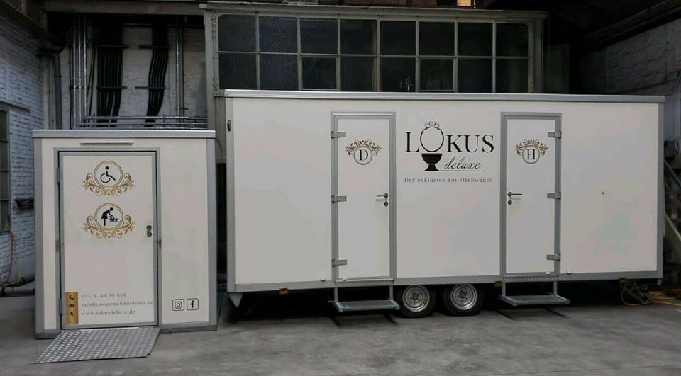 Exklusive Toilettenwagen  Lokusdeluxe, WC Wagen, in Langerwehe