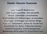 Simson Ersatzteile-Konvolut Sachsen - Zschorlau Vorschau