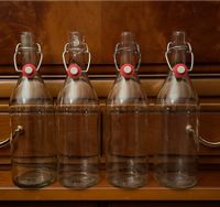 4 Glasflaschen mit Bügelverschluss je 1,0 Liter Hessen - Dautphetal Vorschau