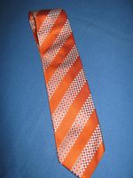 NEU Anlass Business Seiden Streifen Krawatte van Laack orange Baden-Württemberg - Bammental Vorschau
