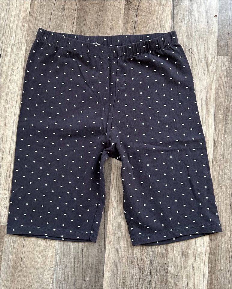 Mädchen Shorts kurze Leggings Hose Gr 152 Yigga grau mit punkten in Weimar