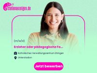 Erzieher (m/w/d) oder pädagogische Baden-Württemberg - Unterstadion Vorschau