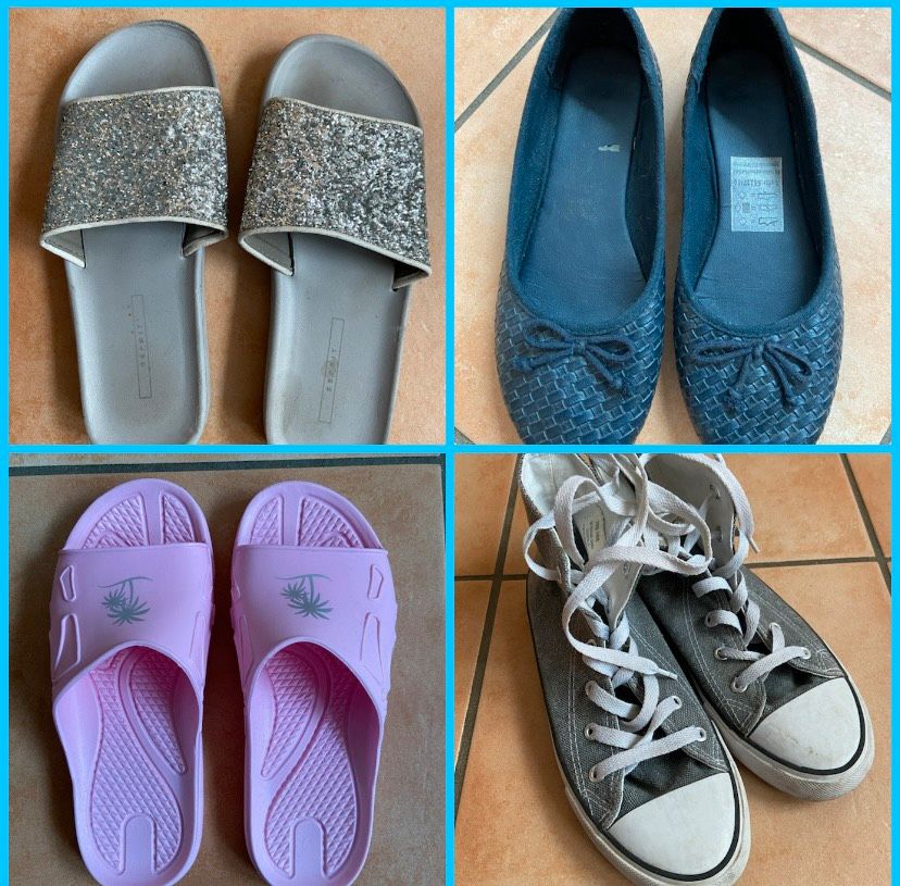 Esprit,fashy Badeschuhe Gr.38 rosa, Ballerina blau Gr.37 in Wankendorf