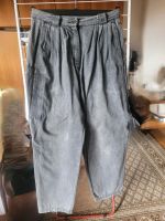 Damenhose, Gr. 40, Jeans mit Bundfalten, grau Hessen - Egelsbach Vorschau