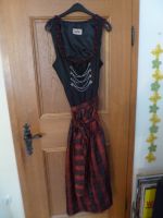 Dirndl "Stockerpoint", Gr. 46, lang, schwarz/dunkelrot Bayern - Landshut Vorschau