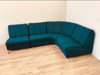 #A DDR Modulares Sofa Ecksofa GRÜN Modulsofa Couch Space Age 70er Sachsen - Burgstädt Vorschau