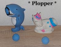 Org. HTI Toys Plopper - Spielzeug Einhorn & Sharky Hai neuwertig Hessen - Roßdorf Vorschau