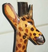Giraffe Holzfigur Skulptur Holz Afrika Schnitzerei Thüringen - Gera Vorschau