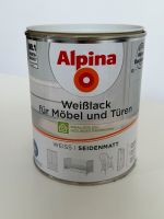 Alpina Weißlack für Möbel und Türen 750 ml ungeöffnet seidenmatt Saarland - St. Ingbert Vorschau