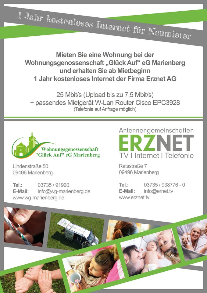 *** großzügige 3-RWE sucht neue Familie *** in Marienberg