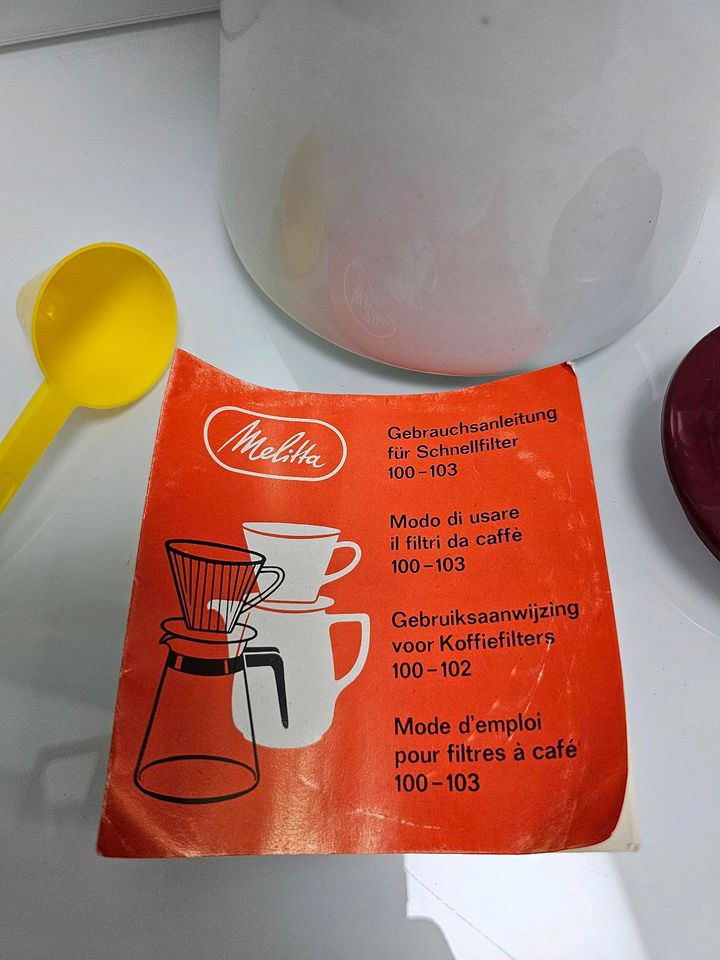 Melitta Porzellan Kaffeefilter Kaffeekanne Set Lagerware in Ebersbach/Sachsen