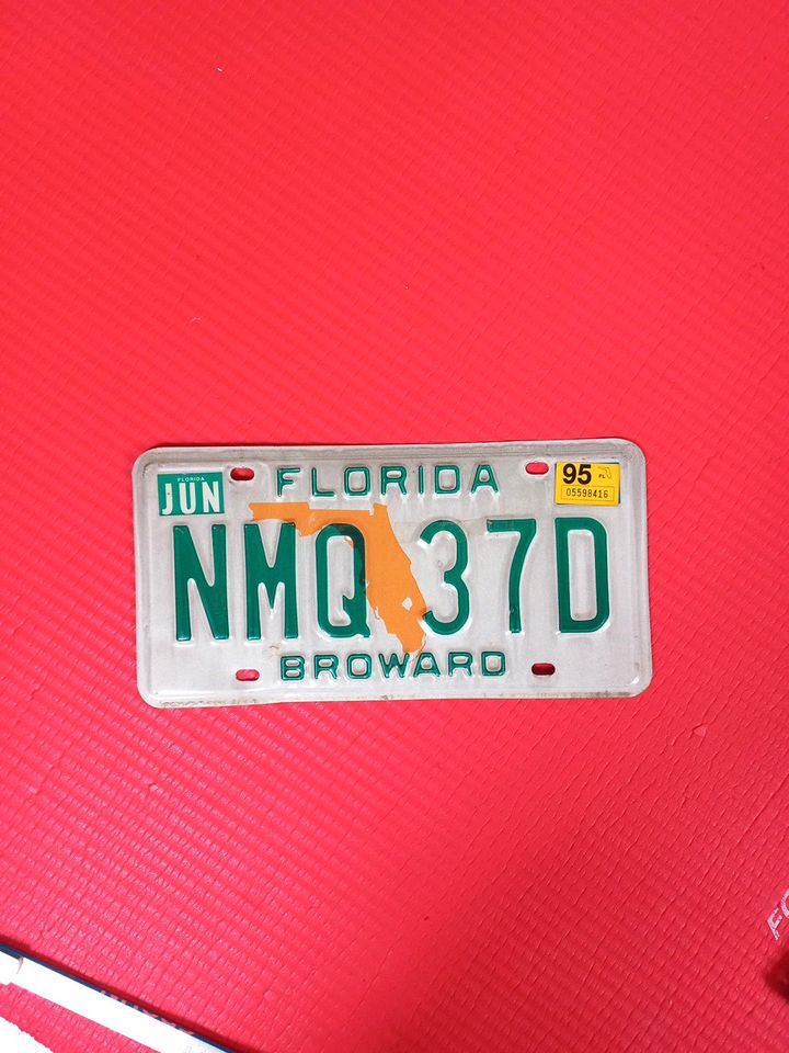 Florida Nummernschild USA Amerika Auto in Satrup