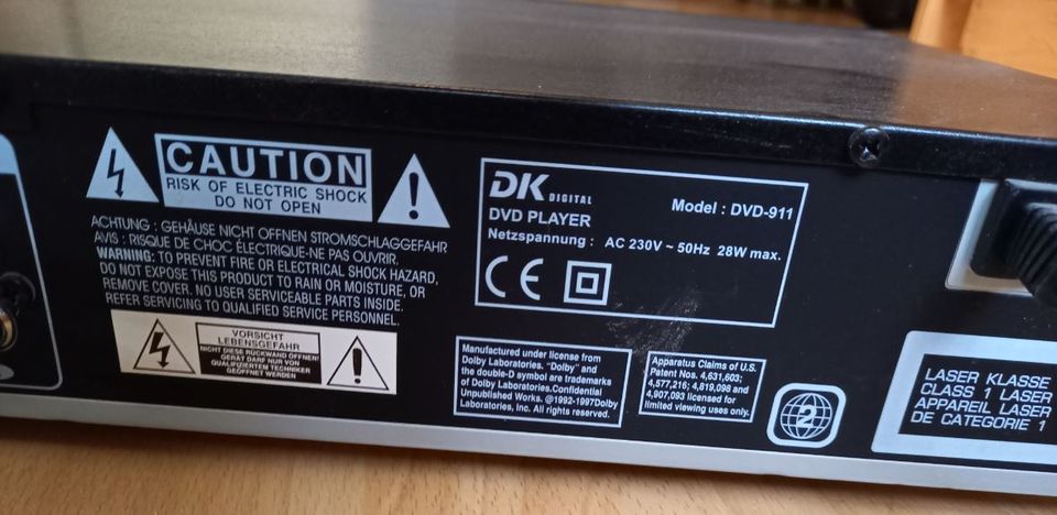 DVD Player Modell DK Digital DVD-911 in Nieder-Olm