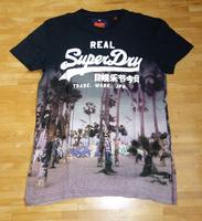 SUPERDRY T-Shirt schwarz m. Print Gr. S - sehr guter Zustand Nordrhein-Westfalen - Leverkusen Vorschau