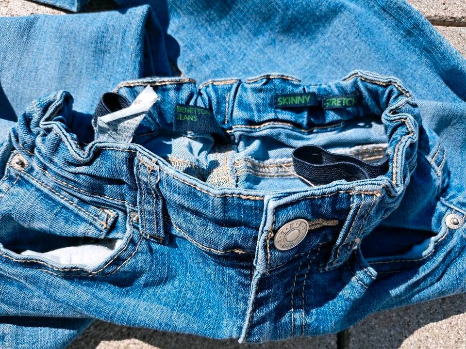 Jeans Größe 140 von Benetton in Biebergemünd