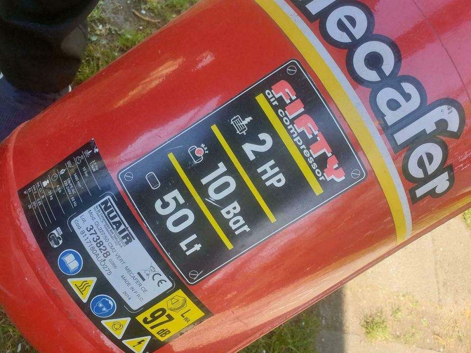 Luftkompressor 230Volt  Macafer 10 bar 50liter " DEFEKT" in Hochheim am Main