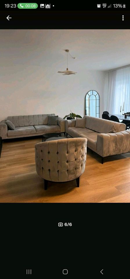 Chesterfield sofa Couchgarnitur in Leipzig