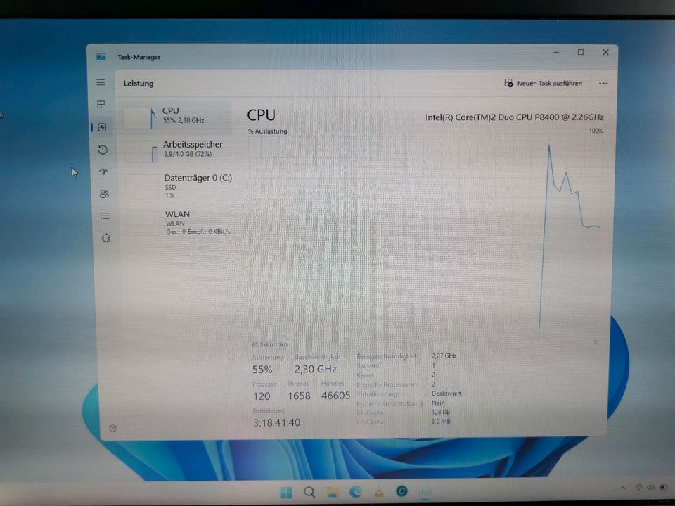 Dell Laptop Windows 11 Samsung SSD Notebook Computer PC Rechner in Stützengrün