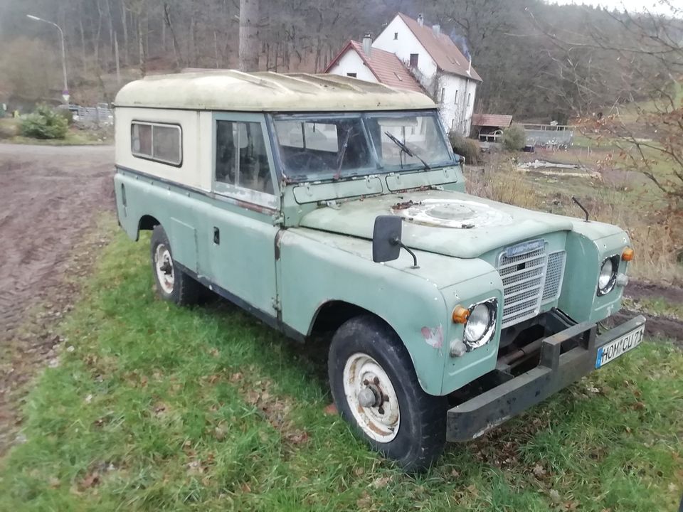 Mehrere Land rover Serie 1  80, 86 und Serie 2a 109 6zyl. in Hohenberg-Krusemark