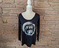 TAKKO Damen Langarm Shirt Pailletten Gr. M Hessen - Borken Vorschau