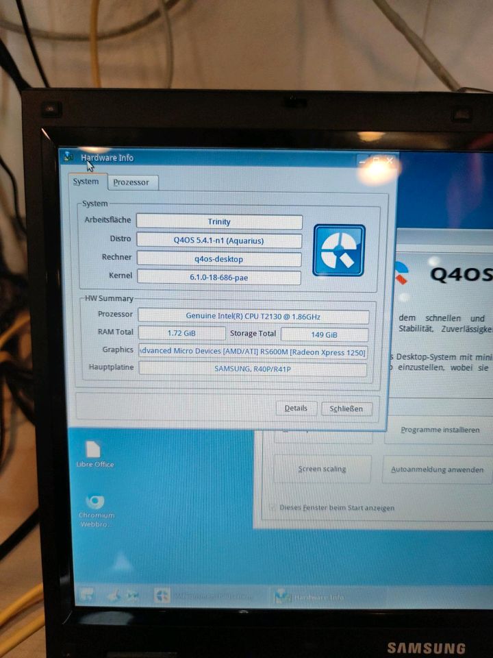 Samsung R40 plus Notebook/Linux in Hannover